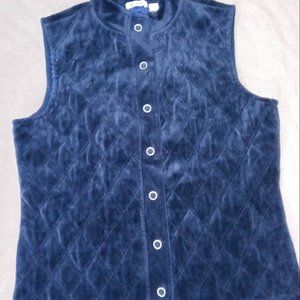 Liz&Co. Medium Navy Vest